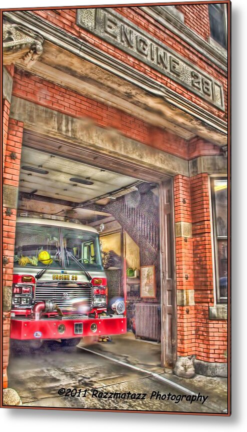 Engine 38 Metal Print featuring the photograph Engine 28 by Jim Lepard