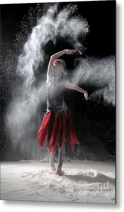 Dancing Metal Print featuring the photograph Flour Dancer Series by Cindy Singleton