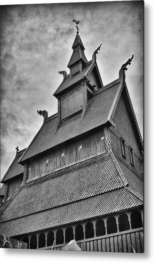 Europe Metal Print featuring the photograph Hopperstad Stave Church by A A