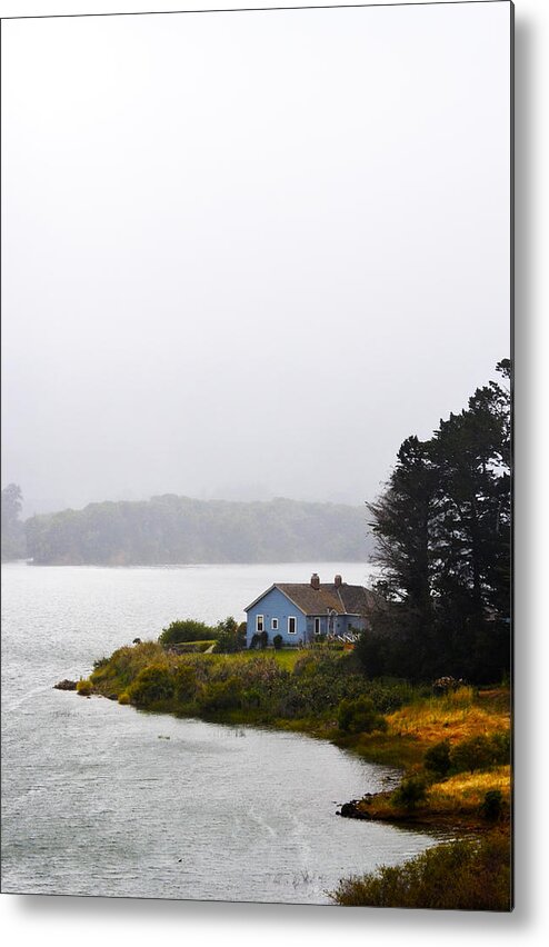 Lake Metal Print featuring the photograph House on the Water - Vertical by Matt Hanson