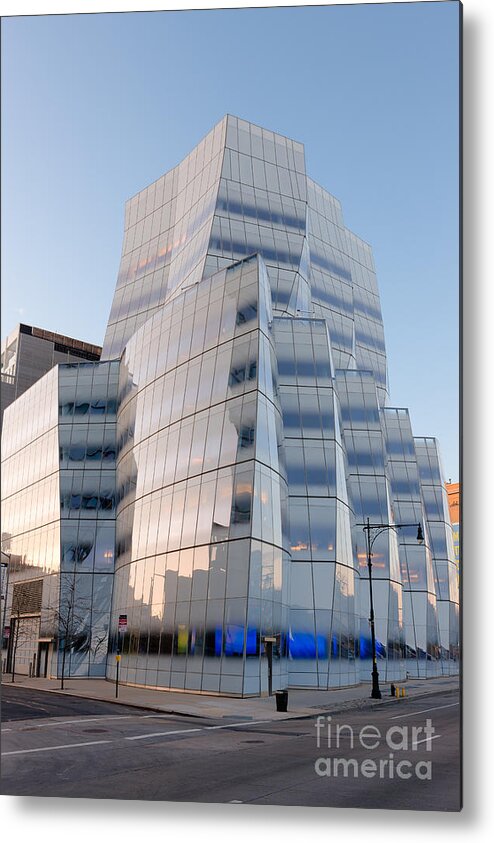 Clarence Holmes Metal Print featuring the photograph IAC Building III by Clarence Holmes