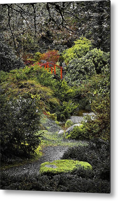 Garden Metal Print featuring the photograph Intimate Garden by Ken Stanback