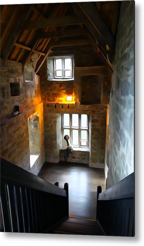 Castle Metal Print featuring the photograph Lady In Waiting by Norma Brock