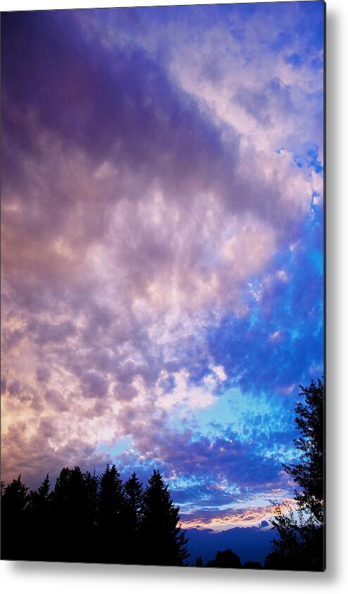 Sunset Metal Print featuring the photograph Marble Sky 2 by Kevin Bone