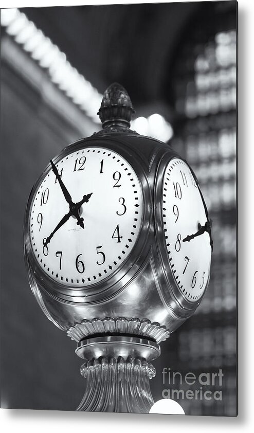 Clarence Holmes Metal Print featuring the photograph Meet Me at the Clock IV by Clarence Holmes