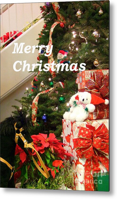 Mary Deal Metal Print featuring the photograph Merry Christmas by Mary Deal