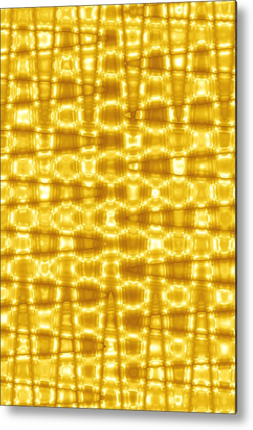 Moveonart! Global Gathering. Branch goldenblanket -- Digital Abstract Art By Artist Jacob Kane Kanduch -- Omnetra Metal Print featuring the digital art MoveOnArt GoldenBlanket by MovesOnArt Jacob