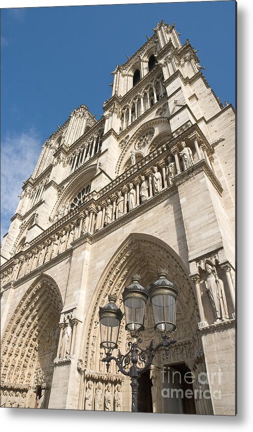 Notre Metal Print featuring the photograph Notre-Dame-de-Paris VII by Fabrizio Ruggeri