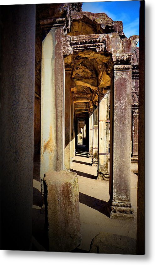 Asm-oldtemple Metal Print featuring the photograph Old Temple by Arik S Mintorogo