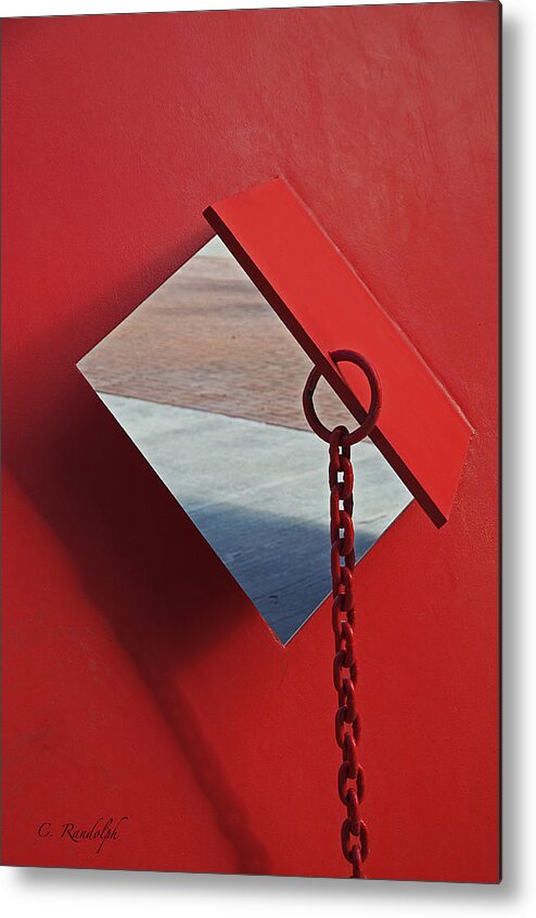 Red Metal Metal Print featuring the photograph Pierced by Cheri Randolph