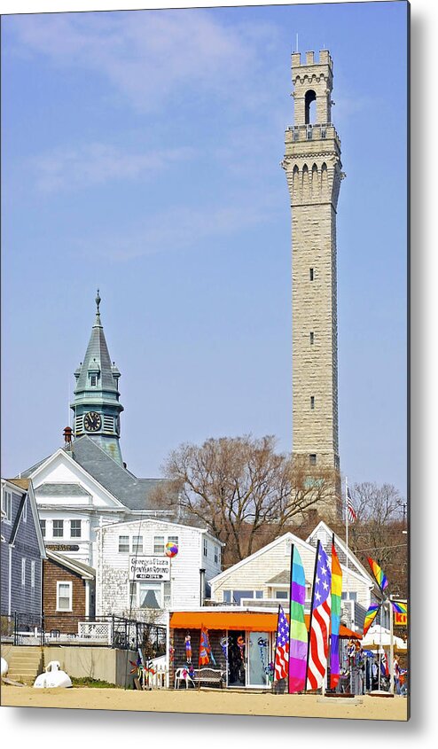 Provinetown Monument Metal Print featuring the photograph Provincetown by Frank Winters