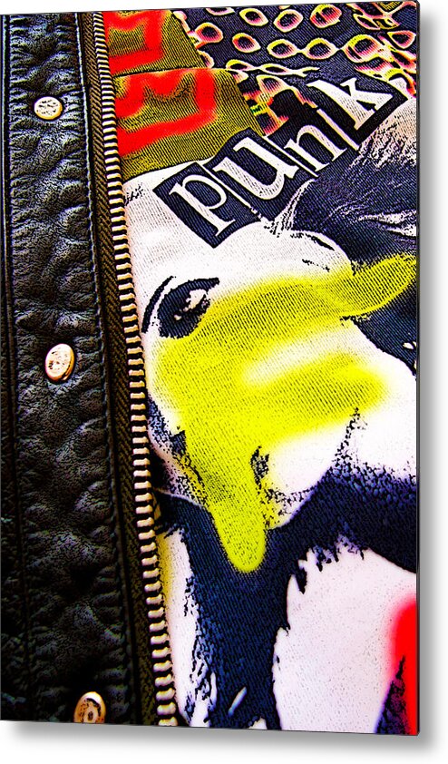 Punk Metal Print featuring the digital art Punk Rock 3 of 6 by Roseanne Jones