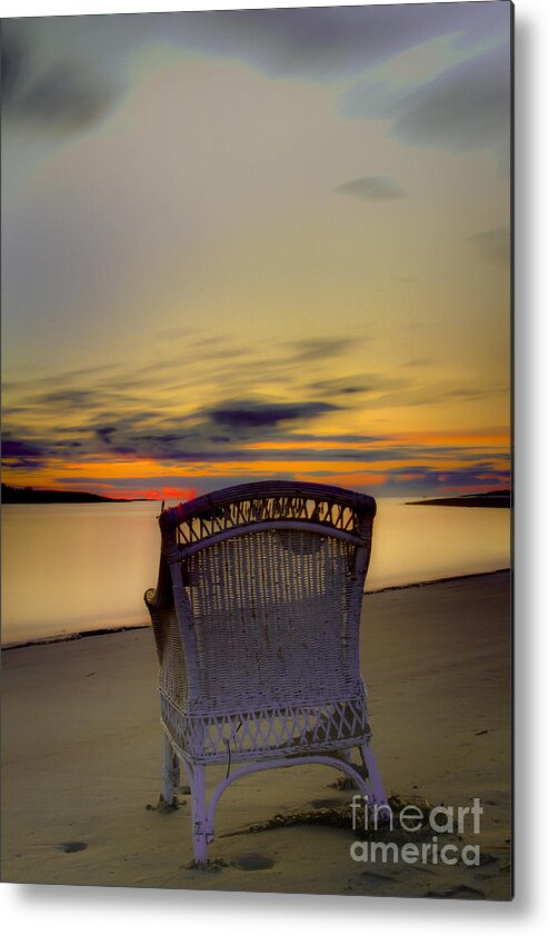 Beach Metal Print featuring the photograph Relax a While by Brenda Giasson
