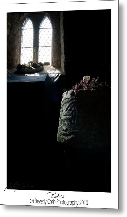 Celtic Metal Print featuring the photograph Relics - Celtic Church by B Cash
