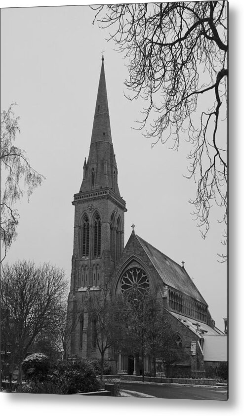 Church Metal Print featuring the photograph Richmond Village Church by Maj Seda