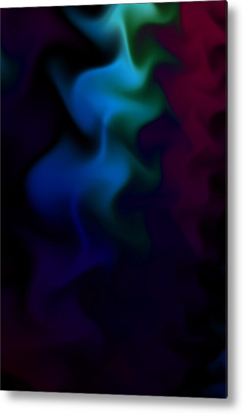Smoked Metal Print featuring the digital art Smoked Spinal by Lauren Goia