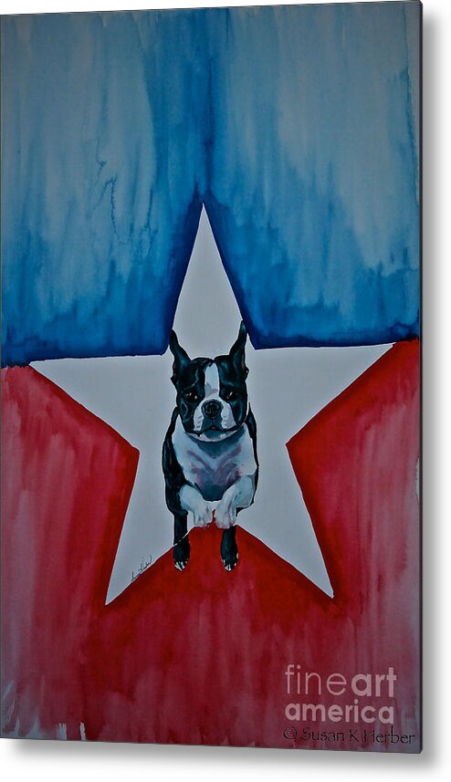  Metal Print featuring the painting Star Appeal 3 by Susan Herber