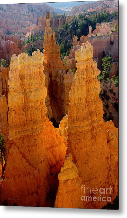 Photography Metal Print featuring the photograph Sunrise at Bryce by Vicki Pelham