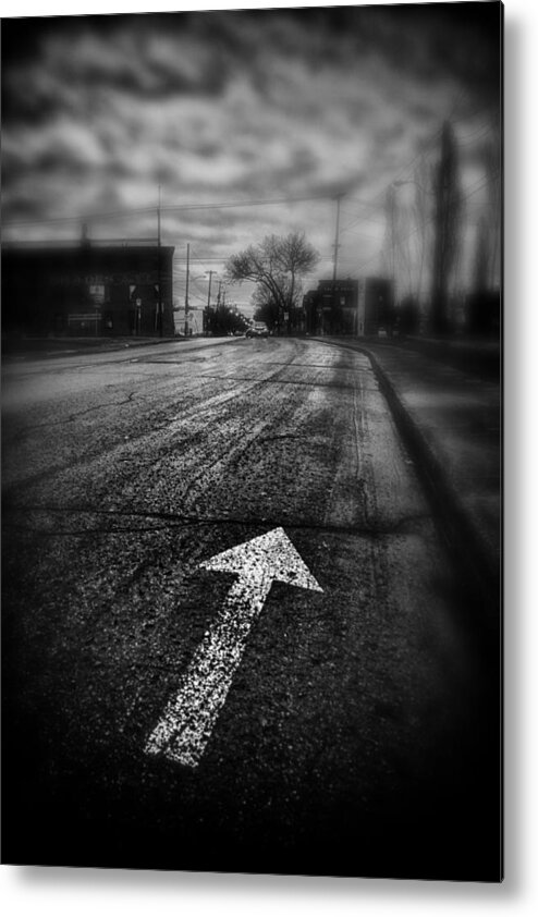 Street Metal Print featuring the photograph That way by Russell Styles