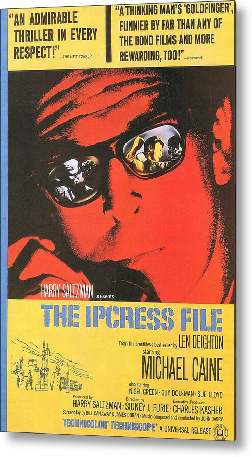 The Ipcress File Metal Print featuring the photograph The Ipcress File by Georgia Clare