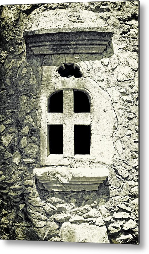 Window Metal Print featuring the photograph Window Of Stone by Joana Kruse