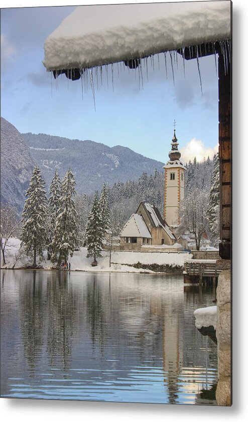 Bohinj Metal Print featuring the photograph Alpine winter clarity #1 by Ian Middleton