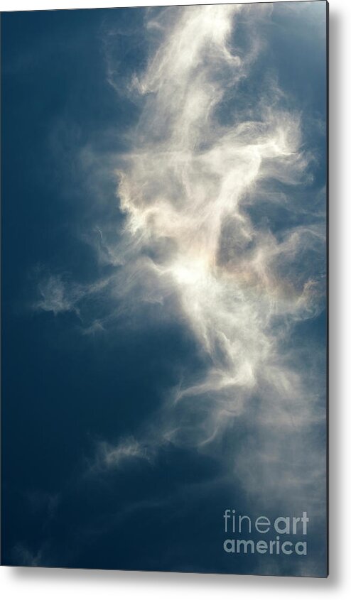 Atmosphere Metal Print featuring the photograph Cirrus clouds with Nature Patterns #1 by Jim Corwin
