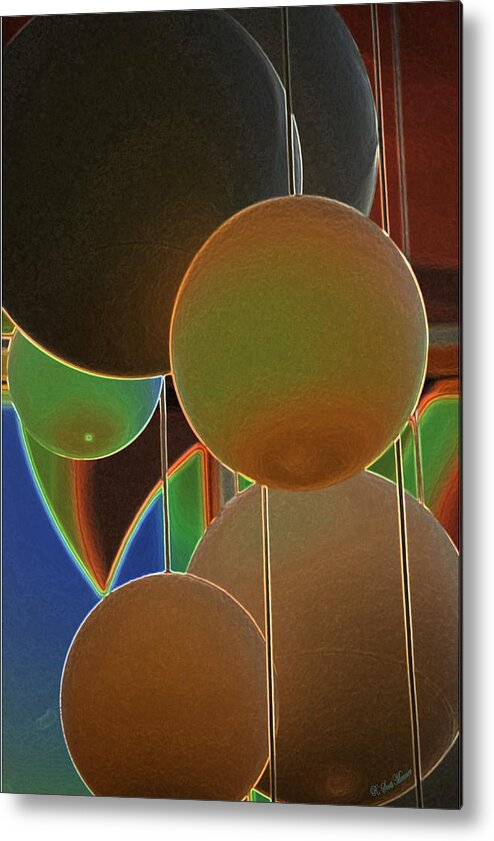 Colored Bubbles Metal Print featuring the photograph Colored Bubbles #1 by Robert Meanor