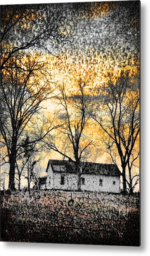 Landscapes Metal Print featuring the photograph Distant Memories #2 by Jan Amiss Photography