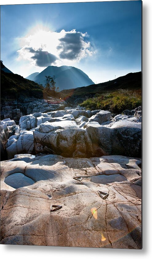 Glen Etive Metal Print featuring the photograph Incongruence #1 by Max Blinkhorn