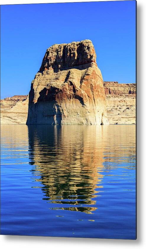 Lone Rock Canyon Metal Print featuring the photograph Lone Rock Canyon by Raul Rodriguez