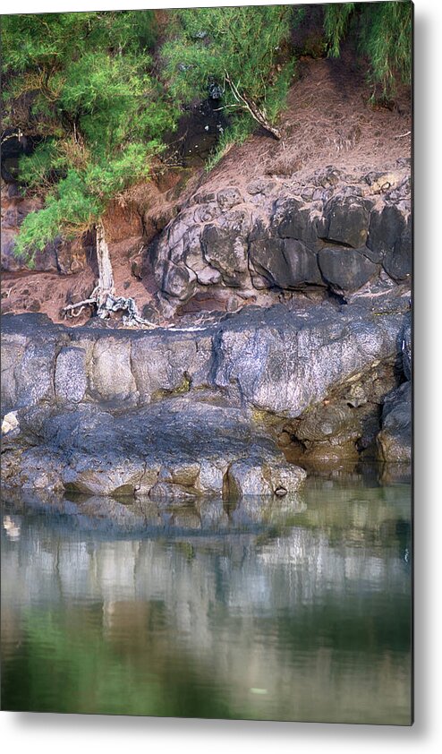 Hawaii Metal Print featuring the photograph Morning Reflections #1 by Jason Wolters