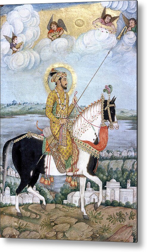 17th Century Metal Print featuring the painting Shah Jahan by Granger