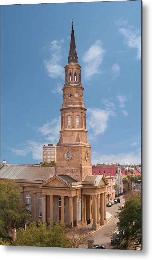 Charleston Metal Print featuring the photograph St Philips Episcopal Church by Bill Barber