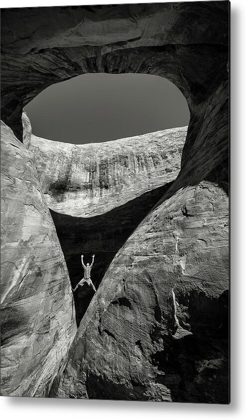 Adventure Metal Print featuring the photograph Teardrop Arch #1 by Whit Richardson