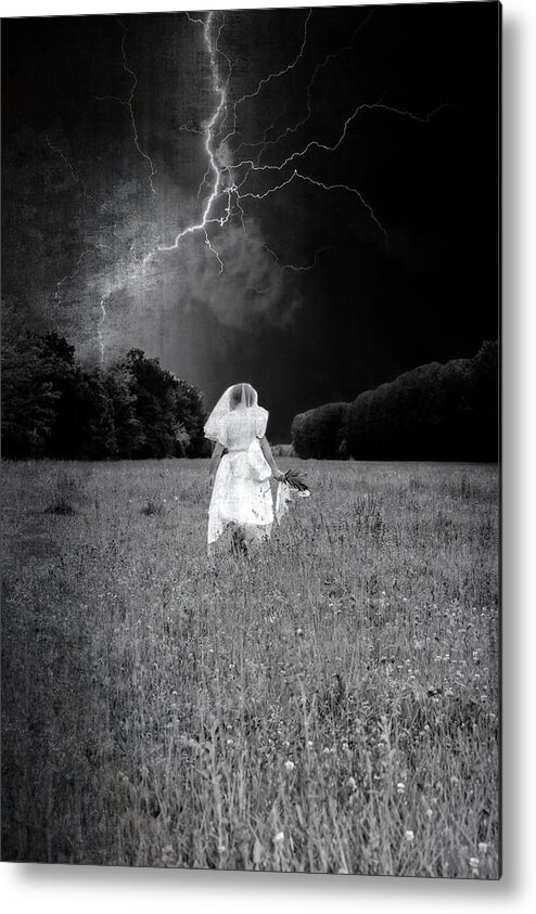Female Metal Print featuring the photograph The Bride #1 by Joana Kruse