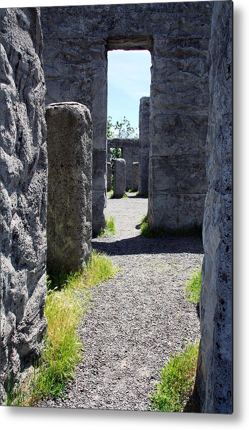 Stonehenge Metal Print featuring the photograph The Maryville Stonehenge III #1 by Joanne Coyle