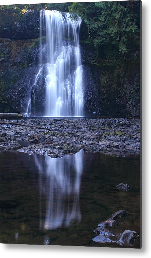 Upper North Falls Metal Print featuring the photograph Upper North Falls by Todd Kreuter