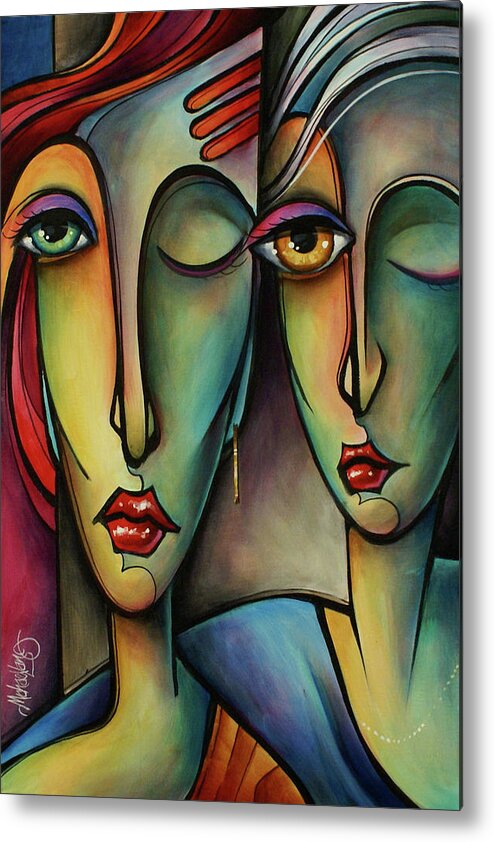 Urban Art Metal Print featuring the painting Watch #1 by Michael Lang
