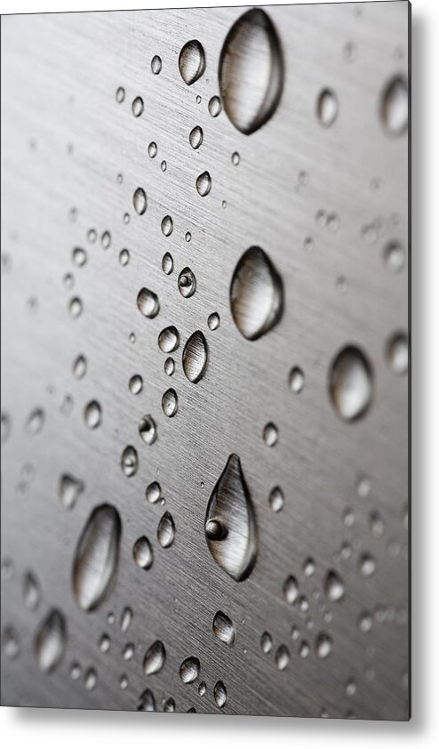Frank Tschakert Metal Print featuring the photograph Water Drops #1 by Frank Tschakert