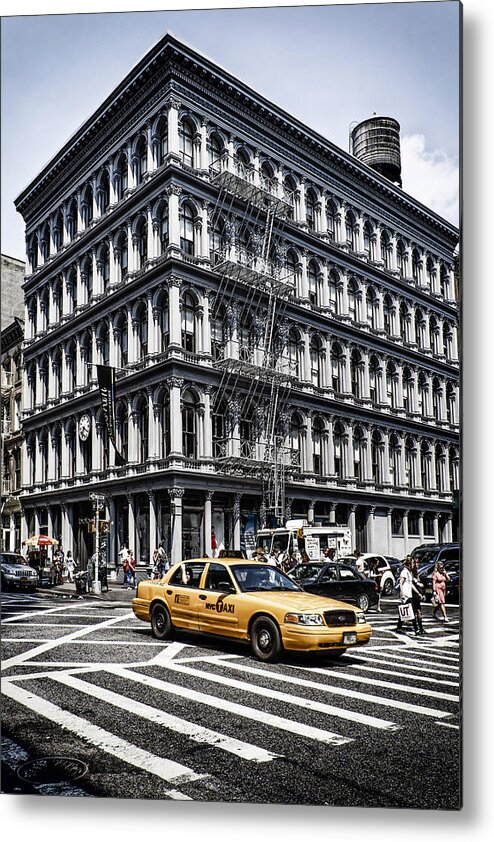 Amerikanisch Metal Print featuring the photograph New York by Juergen Held