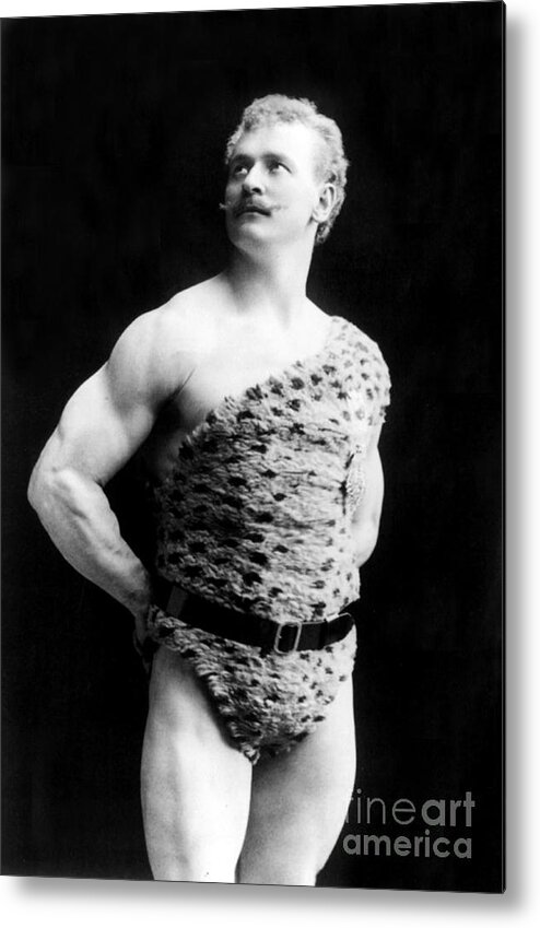 Erotica Metal Print featuring the photograph Eugen Sandow, Father Of Modern #12 by Science Source
