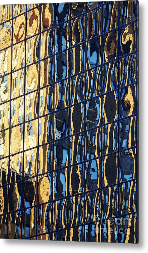 Abstract Metal Print featuring the photograph Abstract Reflection by Tony Cordoza