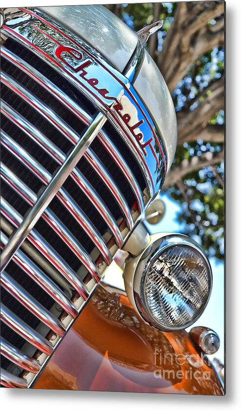 Chevy Metal Print featuring the photograph 1940 Chevy Truck by Jason Abando