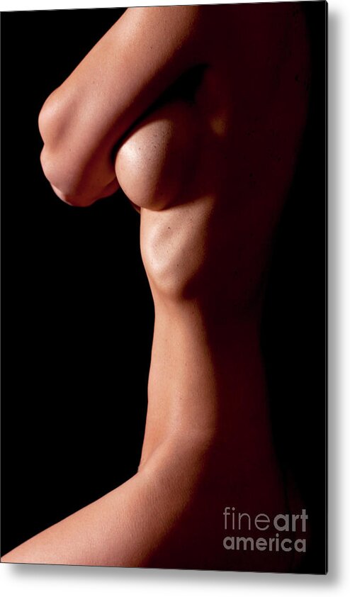 Bodyscape Metal Print featuring the photograph Female Body #2 by Anthony Totah
