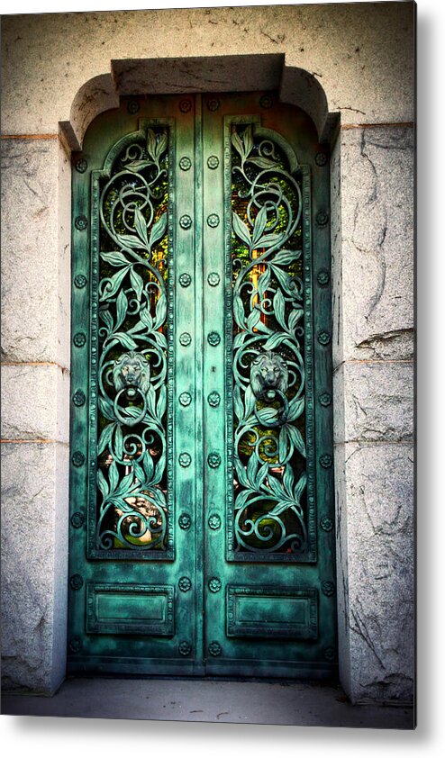 Door Metal Print featuring the photograph Filigree #2 by Jessica Jenney