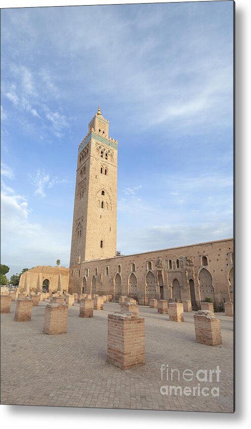 Africa Metal Print featuring the photograph Koutoubia mosque in Marrakech #2 by Roberto Morgenthaler