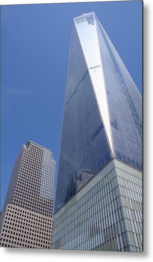 One World Trade Center Metal Print featuring the photograph One World Trade Center by Flavia Westerwelle