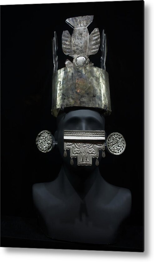 Artifacts Metal Print featuring the digital art Museo Larco Artifacts #20 by Carol Ailles