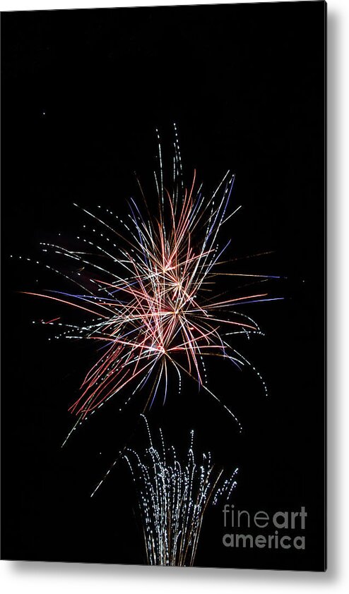 Fireworks Metal Print featuring the photograph 2017 Fireworks by William Norton